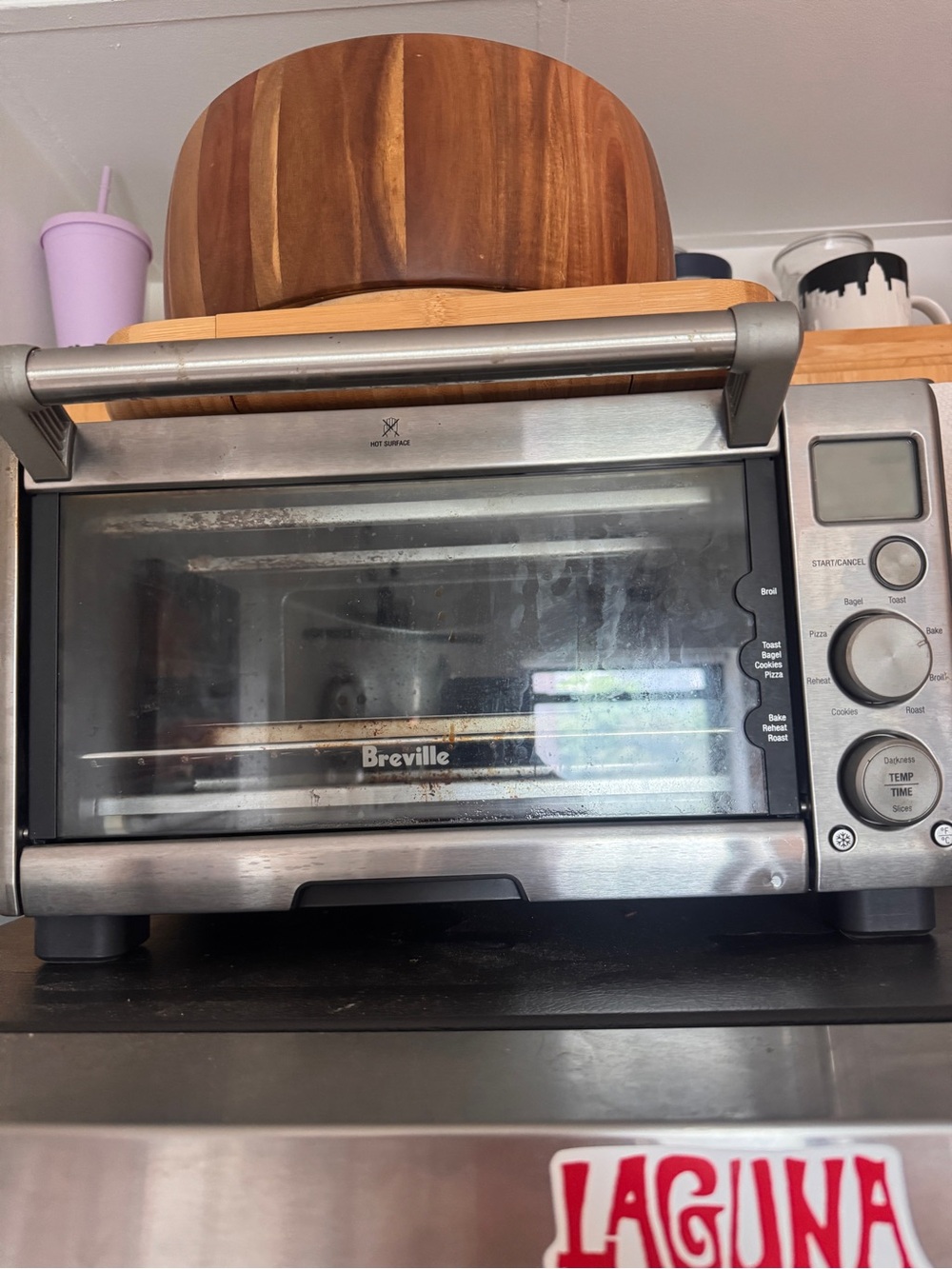 Breville Stainless Steel Countertop Toaster Oven - Silver and Black
